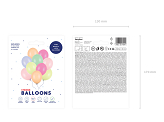 Strong Balloons 30cm, Pastel Mix (1 pkt / 10 pc.)