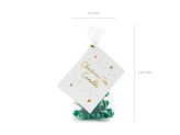 Candle Christmas Tree, 10 cm, dark green