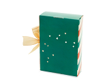 Gift box Santa, 6x22.5x15 cm, mix