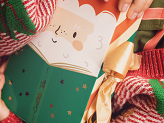 Gift box Santa, 6x22.5x15 cm, mix