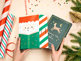 Gift box Santa, 6x22.5x15 cm, mix