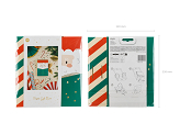 Gift box Santa, 6x22.5x15 cm, mix