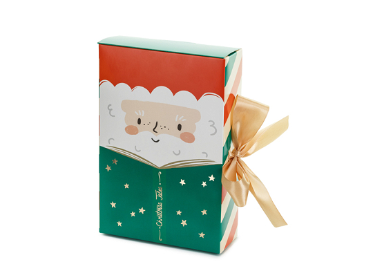Gift box Santa, 6x22.5x15 cm, mix