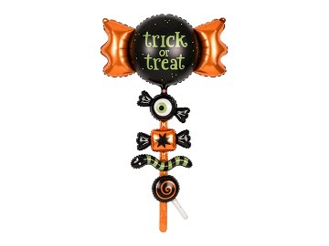 Foil Balloon Trick or Treat, 89x129 cm, mix