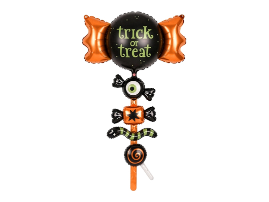 Foil Balloon Trick or Treat, 89x129 cm, mix