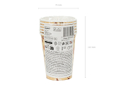Cups Pumpkins and acorns, 250 ml, orange (1 pkt / 6 pc.)