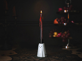 Ghost Candle Holder, white, 8cm (1 pkt / 6 pc.)