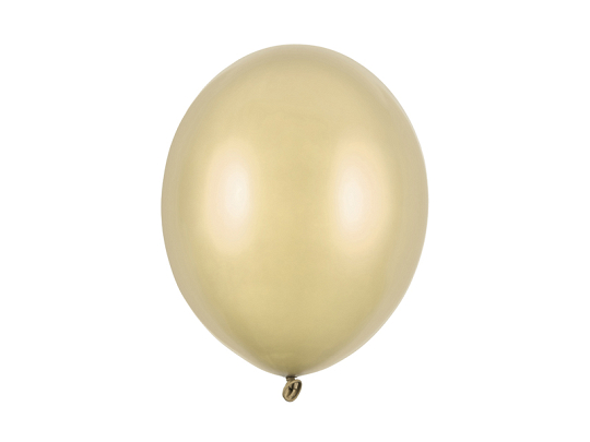 Strong Balloons 30 cm, Metallic Cold Gold (1 pkt / 100 pc.)