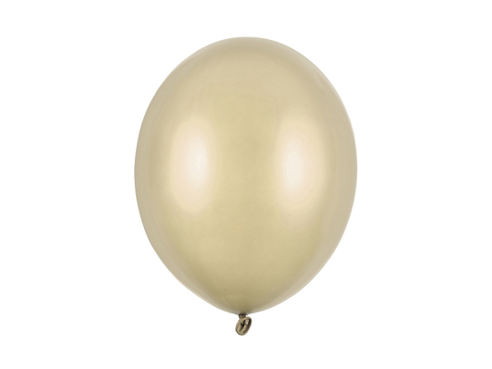Strong Balloons 30 cm, Metallic Cold Gold (1 pkt / 100 pc.)