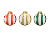 Foil Balloons Christmas Baubles, 42x46cm, mix (1 pkt / 3 pc.)