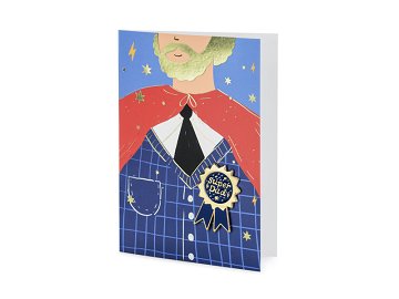 Card with enamel pin Cotillion, 11x15.5 cm