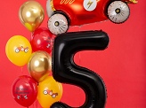 Foil Balloon Number ''5'', 86cm, black