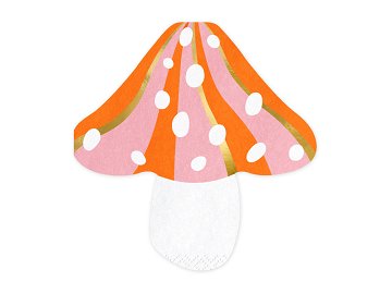 Napkins Mushroom, mix, 13x13.5cm (1 pkt / 20 pc.)