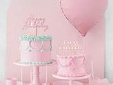 Foil Balloon Heart, 45cm, pink