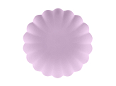 Plastic plates Frill, 22 x 22 cm, violet (1 pkt / 4 pc.)