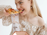 Plates Bride squad, rose gold, 23cm (1 pkt / 6 pc.)