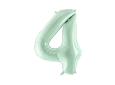 Foil Balloon Number ''4'', 72cm, green