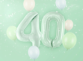 Foil Balloon Number ''4'', 72cm, green