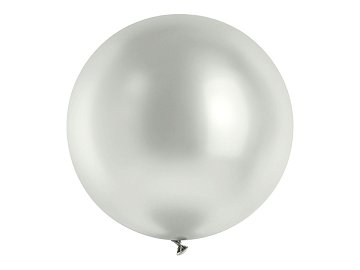 Glossy Balloon 100cm, silver