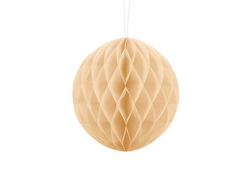 Honeycomb Ball, light cream, 20cm