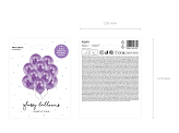 Glossy Balloons 30cm, violet (1 pkt / 10 pc.)