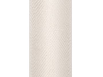 Tulle Plain, cream, 0.3 x 9m (1 pc. / 9 lm)