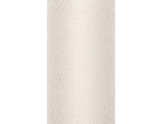Tulle Plain, cream, 0.3 x 9m (1 pc. / 9 lm)