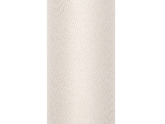Tulle Plain, cream, 0.3 x 9m (1 pc. / 9 lm)