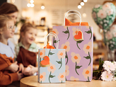 Gift bag Flowers, mix, 8x14x18 cm
