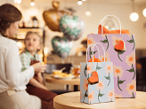 Gift bag Flowers, mix, 8x14x18 cm