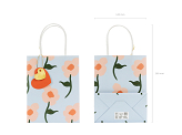 Gift bag Flowers, mix, 8x14x18 cm