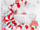 Hanging decoration Snowflakes, iridescent, 15-25cm (1 pkt / 6 pc.)