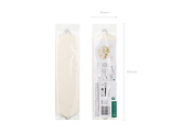 DIY decorative bow, off-white, 30 cm