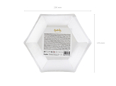 Plates 50th Birthday, gold, 20cm (1 pkt / 6 pc.)