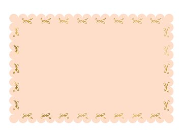 Paper tablecloth Bows, pink, 180 x 120 cm