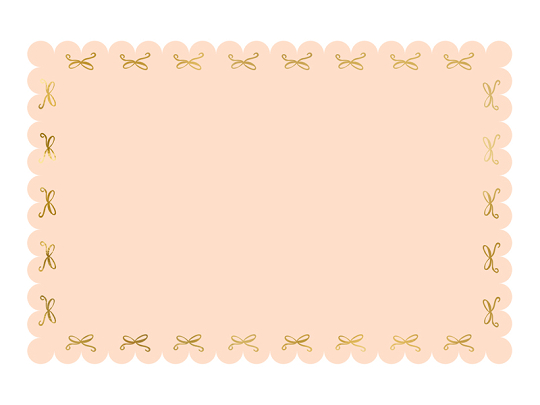 Paper tablecloth Bows, pink, 180 x 120 cm