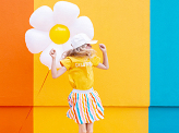Foil balloon Daisy, 97x103 cm, mix