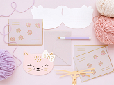 Invitations Kitty,13 x 10cm, mix (1 pkt / 6 pc.)