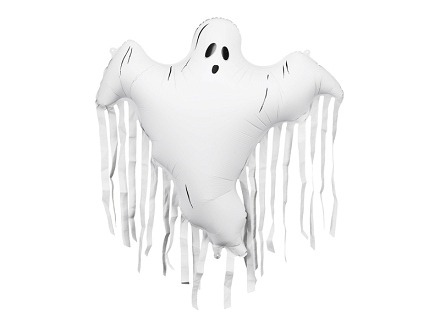 Foil Balloon Ghost with Tassels, 93x86 cm, mix