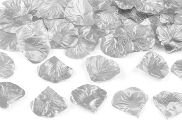 Rose petals in a bag, silver (1 pkt / 100 pc.)