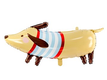 Foil balloon Dachshund, 96x58, mix