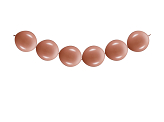 Linking balloons, 33 cm, dusty rose (1 pkt / 20 pc.)