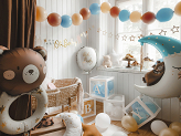 Linking balloons, 33 cm, dusty rose (1 pkt / 20 pc.)