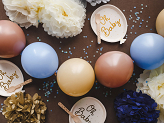 Linking balloons, 33 cm, dusty rose (1 pkt / 20 pc.)