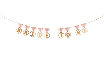 Banner Rings ''Bride to be'', mix, 2.5 m