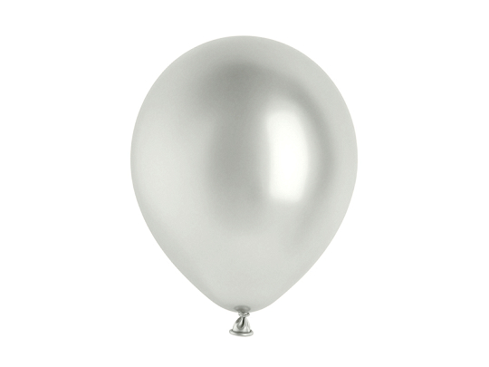 Glossy Balloons 30cm, silver (1 pkt / 50 pc.)