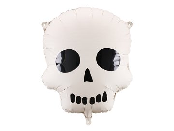 Foil Balloon Skull, 36x41 cm, mix