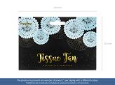 Tissue fan, white, 20-30cm (1 pkt / 3 pc.)