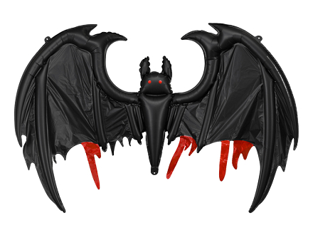 Foil Balloon Bat, 120x81 cm, black