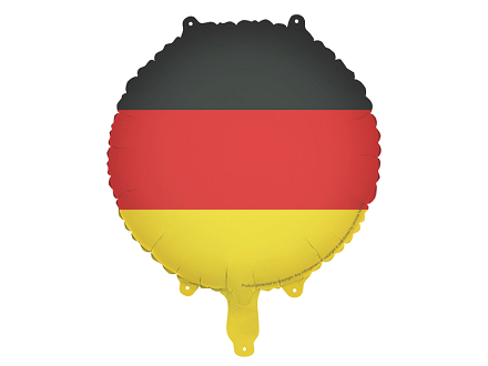 Foil balloon German Flag, 35 cm, mix